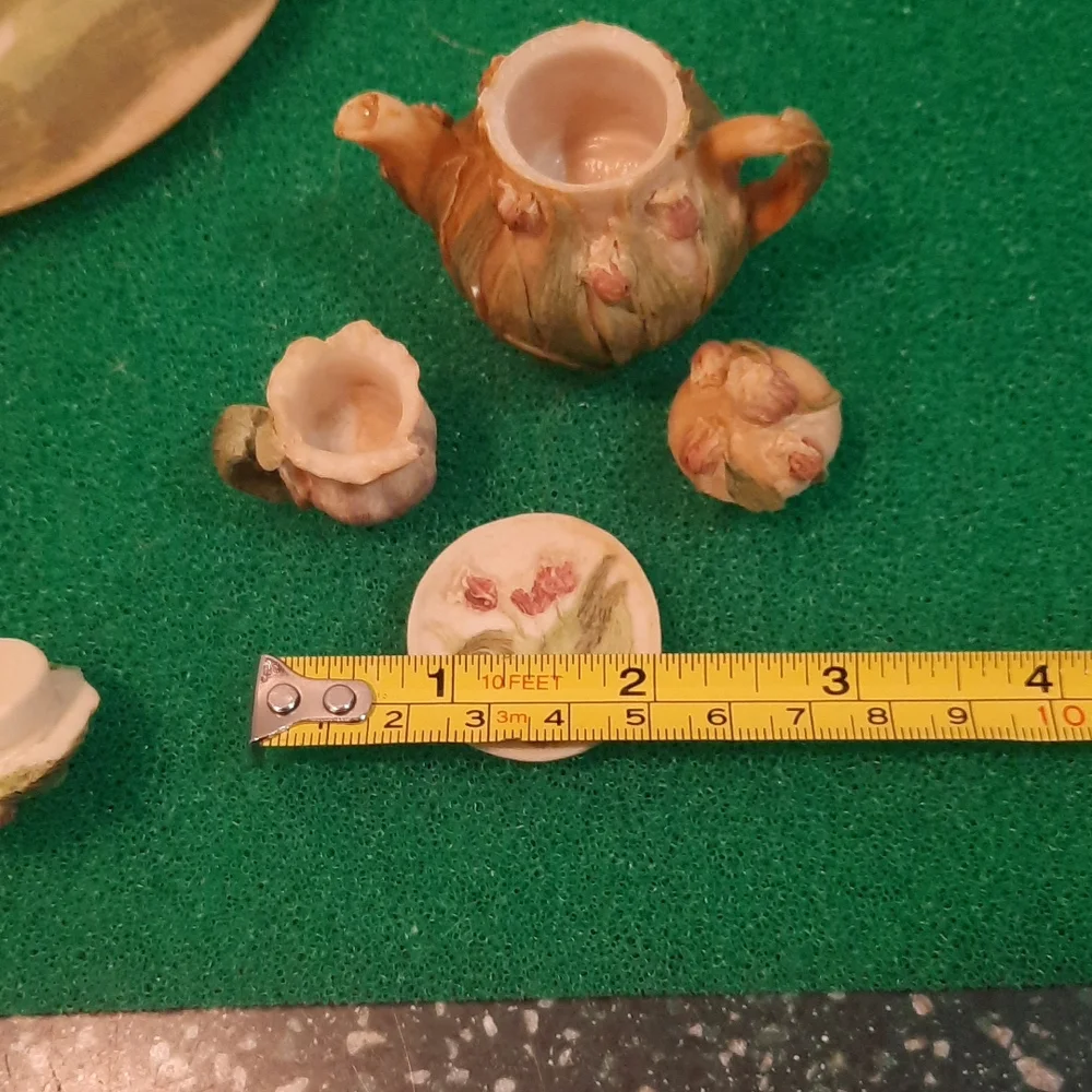 Rose Garden miniature tea set
